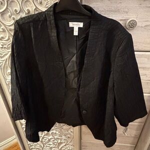 Dressbarn Elegant Black Blazer